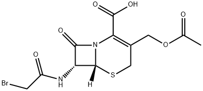 7-(ALPHA-BROMOACETAMIDO)CEPHALOSPORANIC ACID Structure