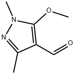5-METHOXY-1,3-DIMETHYL-1H-PYRAZOLE-4-CARBALDEHYDE Structure