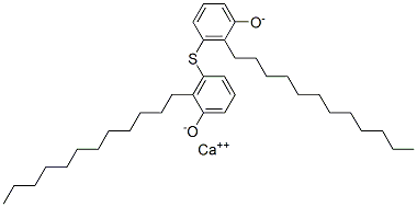 calcium thiobis[dodecylphenolate] Struktur