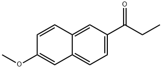 6-プロパノイル-2-メトキシナフタレン 化学構造式