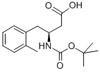 BOC-(S)-3-AMINO-4-(2-METHYL-PHENYL)-BUTYRIC ACID Structure