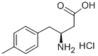 (S)-3-AMINO-4-(4-METHYLPHENYL)BUTANOIC ACID HYDROCHLORIDE Struktur