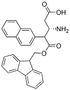 FMOC-(S)-3-AMINO-4-(2-NAPHTHYL)-BUTYRIC ACID Structure