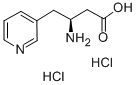 (S)-3-氨基-4-(3-吡啶基)丁酸二盐酸盐, 270063-59-7, 结构式