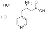 (S)-3-AMINO-4-(4-PYRIDYL)-BUTYRIC ACID-2HCL Struktur