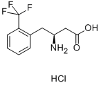 (S)-3-氨基-4-(2-三氟甲基苯基)丁酸,270065-73-1,结构式
