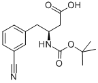 N-叔丁氧羰基-(S)-3-氨基-4-(3-氰基苯基)丁酸