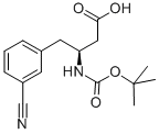 270065-86-6 N-叔丁氧羰基-(S)-3-氨基-4-(3-氰基苯基)丁酸