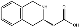 (S)-1,2,3,4-四氢异喹啉-3-乙酸盐酸盐,270082-22-9,结构式