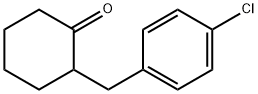 2-(p-Chlorobenzyl)cyclohexanone Structure