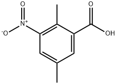 2,5-二甲基-3-硝基苯甲酸, 27022-97-5, 结构式