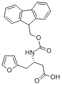 FMOC-(S)-3-AMINO-4-(2-FURYL)-BUTYRIC ACID Struktur