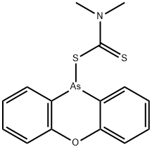 10-[(Dimethylthiocarbamoyl)thio]-10H-phenoxarsine Structure