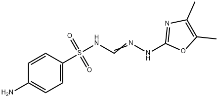 4-アミノ-N-[[(4,5-ジメチル-2-オキサゾリル)アミノ](イミノ)メチル]ベンゼンスルホンアミド 化学構造式