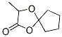 1,4-Dioxaspiro[4.4]nonan-2-one,  3-methyl- 结构式
