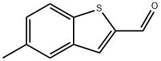 5-メチルベンゾ[B]チオフェン-2-カルボキシアルデヒド 化学構造式