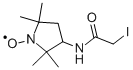 3-(2-ヨードアセトアミド)-プロキシル 化学構造式