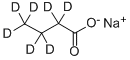 SODIUM BUTYRATE-D7 Structure