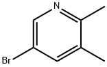 5-ブロモ-2,3-ジメチルピリジン 化学構造式