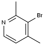 3-BROMO-2,4-DIMETHYLPYRIDINE Struktur