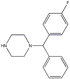 1-(4-FLUORO-ALPHA-PHENYLBENZYL)PIPERAZINE Structure
