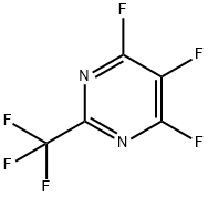 4,5,6-TRIFLUORO-2-TRIFLUOROMETHYL-PYRIMIDINE Structure