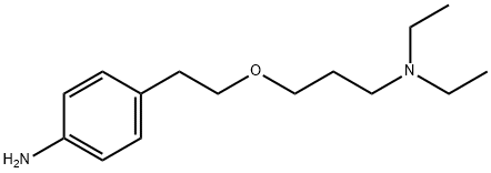 p-[2-[3-(Diethylamino)propoxy]ethyl]aniline Structure