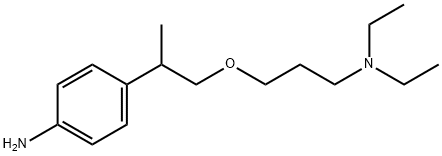 p-[2-[3-(Diethylamino)propoxy]propyl]aniline Struktur