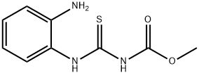 [[(2-アミノフェニル)アミノ]チオキソメチル]カルバミド酸メチル 化学構造式