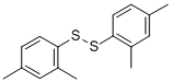 ビス(2,4-ジメチルフェニル)ジスルフィド 化学構造式