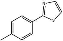 2-(4-甲苯基)噻唑 结构式