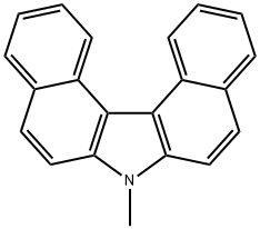 N-甲基二苯并[C,G]咔唑 结构式