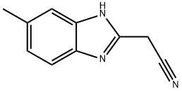 1H-Benzimidazole-2-acetonitrile,5-methyl-(9CI) Structure