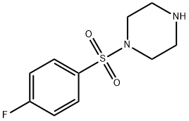 1-[(4-FLUOROPHENYL)SULFONYL]PIPERAZINE 化学構造式