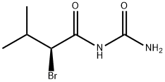 (S)-2-Bromoisovalerylurea Struktur