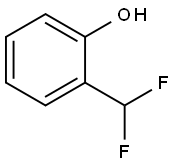 2-DIFLUOROMETHYL-PHENOL Struktur