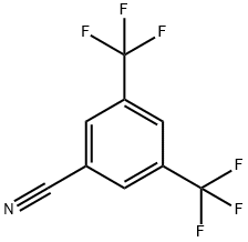 3,5-ビス(トリフルオロメチル)ベンゾニトリル 化学構造式