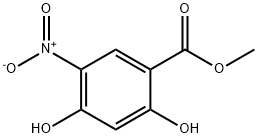 2,4-二羟基-5-硝基苯甲酸甲酯 结构式