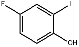 2-ヨード-4-フルオロフェノール 化学構造式