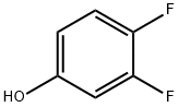 3,4-ジフルオロフェノール 化学構造式