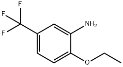 2-エトキシ-5-(トリフルオロメチル)アニリン 化学構造式