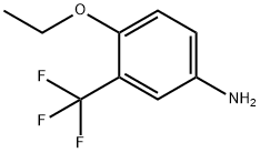 4-エトキシ-3-(トリフルオロメチル)アニリン 化学構造式