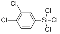 (2,3-ジクロロフェニル)トリクロロシラン 化学構造式