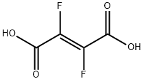 2,3-difluorofumaric acid Struktur
