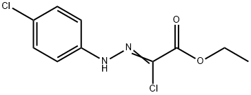 2-クロロ-2-[2-(4-クロロフェニル)ヒドラゾノ]酢酸エチル 化学構造式