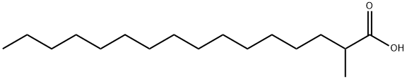 2-METHYLHEXADECANOIC ACID Struktur