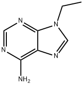 6-アミノ-9-エチル-9H-プリン 化学構造式