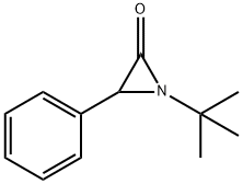 1-tert-Butyl-3-phenylaziridin-2-one Struktur