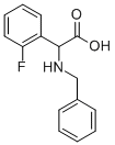 N-ベンジル-2-フルオロフェニルグリシン 化学構造式