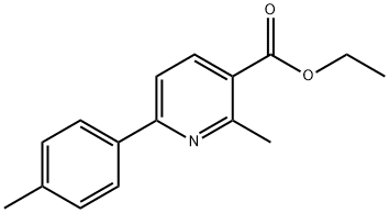 ETHYL 2-METHYL-6-P-TOLYLPYRIDINE-3-CARBOXYLATE Structure
